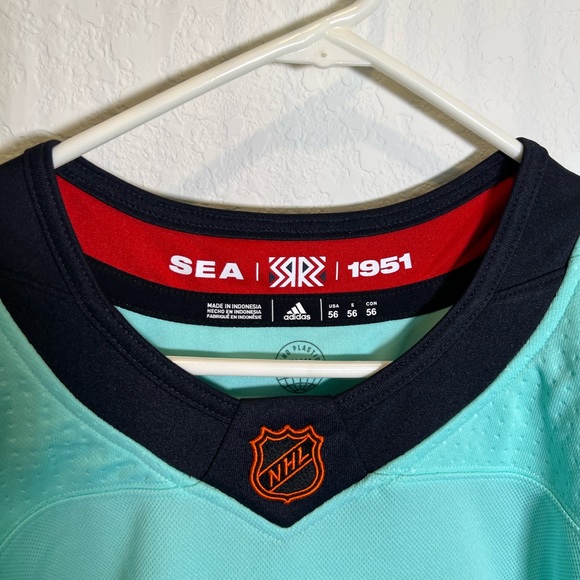 adidas Men's NHL Seattle Kraken Jordan Eberle Authentic Reverse Retro 2.0 Jersey